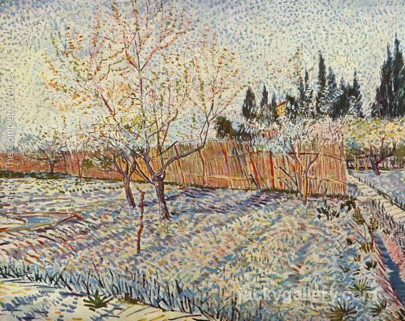 field on winter, Van Gogh painting